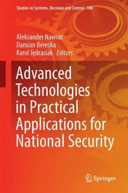 Advanced Technologies in Practical Applications for National Security Advanced Technologies in Practical Applications for National Security