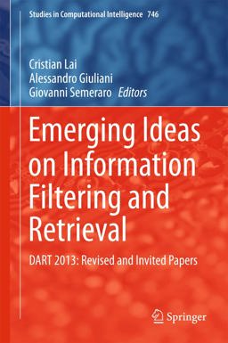 Emerging Ideas on Information Filtering and Retrieval Emerging Ideas on Information Filtering and Retrieval