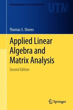 Applied Linear Algebra and Matrix Analysis 2nd 9783319747477 Front Cover