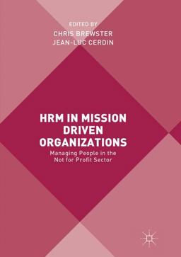 HRM in Mission Driven Organizations HRM in Mission Driven Organizations
