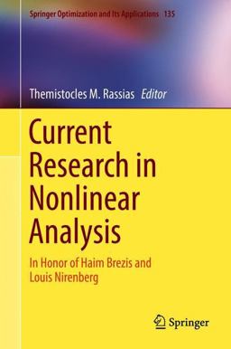 Current Research in Nonlinear Analysis
