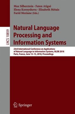 Natural Language Processing and Information Systems Natural Language Processing and Information Systems