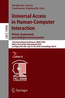 Universal Access in Human-Computer Interaction. Virtual, Augmented, and Intelligent Environments