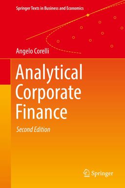 Analytical Corporate Finance 2nd 9783319957616 Front Cover