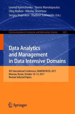 Data Analytics and Management in Data Intensive Domains