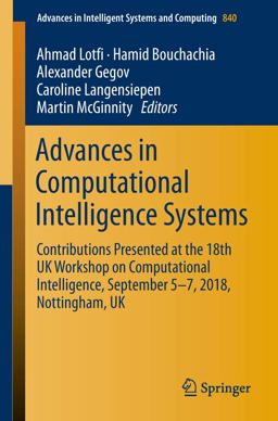 Advances in Computational Intelligence Systems Advances in Computational Intelligence Systems