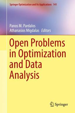 Open Problems in Optimization and Data Analysis