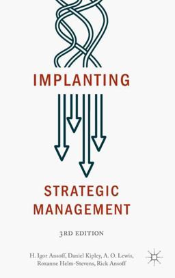 Implanting Strategic Management 3rd 9783319995984 Front Cover