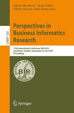 Perspectives in Business Informatics Research Perspectives in Business Informatics Research