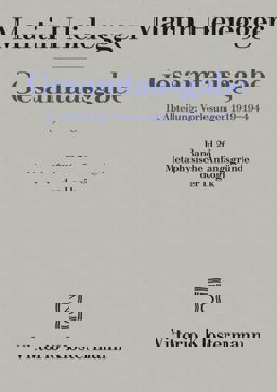 Martin Heidegger, Metaphysische Anfangsgrunde der Logik