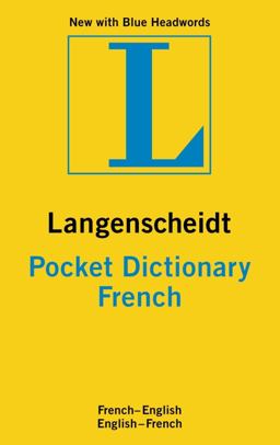 Langenscheidt Pocket Dictionary French  9783468981340 Front Cover
