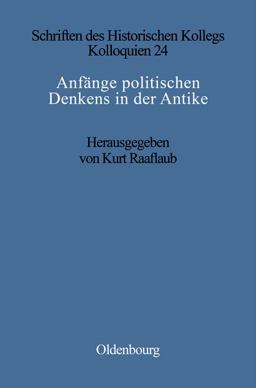Anfänge Politischen Denkens in der Antike