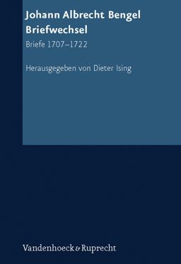 Johann Albrecht Bengel: Briefwechsel