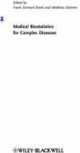 Medical Biostatistics for Complex Diseases