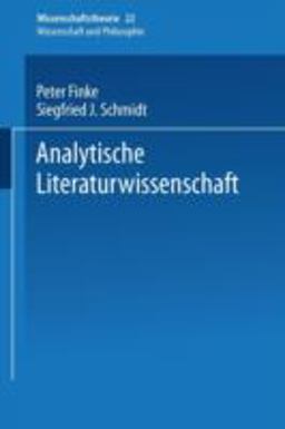 Analytische Literaturwissenschaft