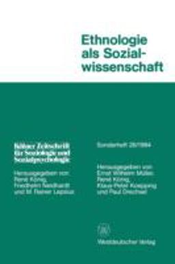 Ethnologie Als Sozialwissenschaft Ethnologie Als Sozialwissenschaft