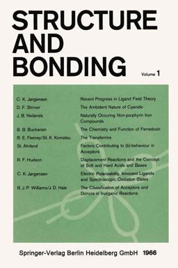 Structure and Bonding Structure and Bonding
