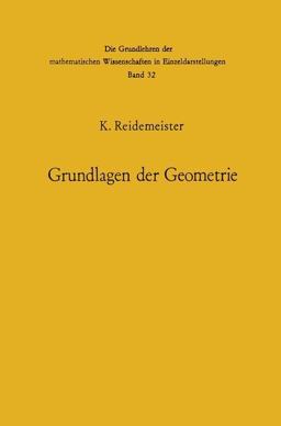 Vorlesungen über Grundlagen der Geometrie