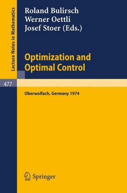 Optimization and Optimal Control
