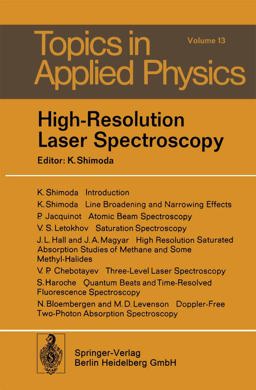 High-Resolution Laser Spectroscopy