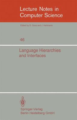 Language Hierarchies and Interfaces