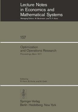 Optimization and Operations Research