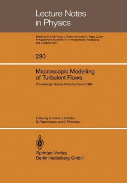 Macroscopic Modelling of Turbulent Flows