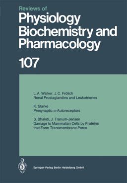 Reviews of Physiology Biochemistry and Pharmacology