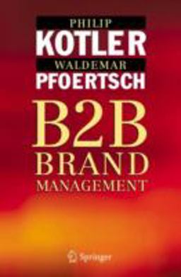 B2B Brand Management  9783540253600 Front Cover