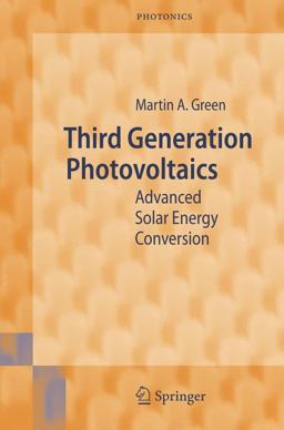 Third Generation Photovoltaics Advanced Solar Energy Conversion  9783540265627 Front Cover