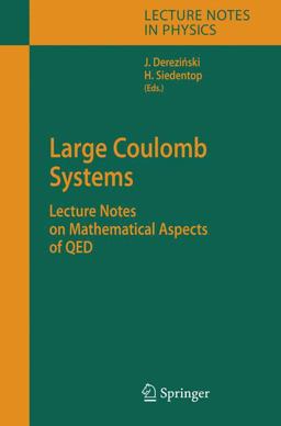 Large Coulomb Systems Lecture Notes on Mathematical Aspects of QED  9783540325789 Front Cover