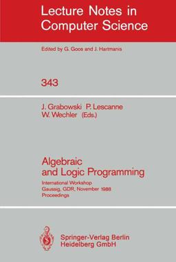Algebraic and Logic Programming