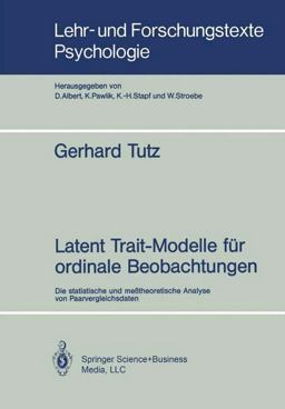 Latent Trait-Modelle Fa1/4r Ordinale Beobachtungen