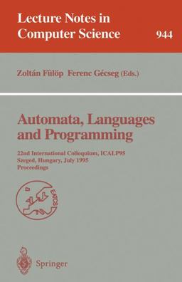 Automata, Languages and Programming