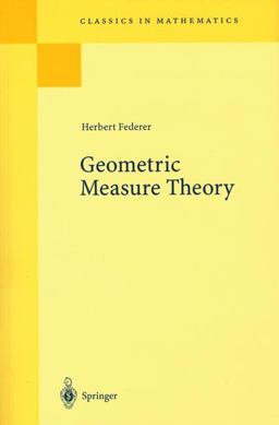 Geometric Measure Theory  9783540606567 Front Cover