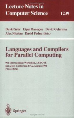 Languages and Compilers for Parallel Computing