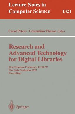 Research and Advanced Technology for Digital Libraries