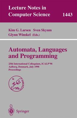 Automata, Languages and Programming Automata, Languages and Programming