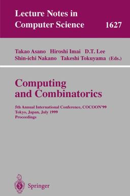 Computing and Combinatorics Computing and Combinatorics