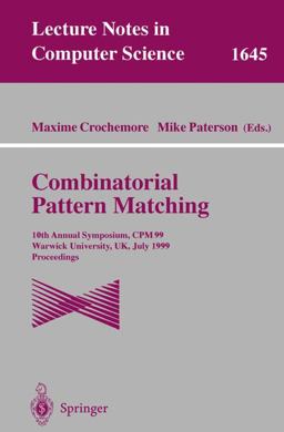 Combinatorial Pattern Matching Combinatorial Pattern Matching