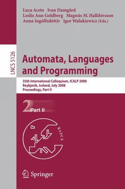 Automata, Languages and Programming Automata, Languages and Programming