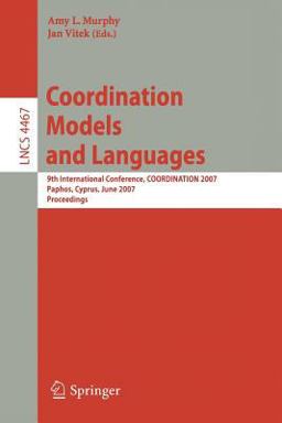 Coordination Models and Language