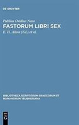 Fastorum Libri Sex 4th 9783598715686 Front Cover
