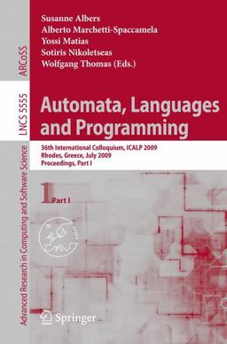 Automata, Languages and Programming Automata, Languages and Programming