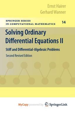 Solving Ordinary Differential Equations II Solving Ordinary Differential Equations II