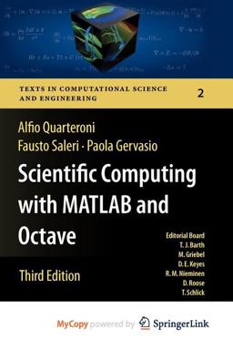 Scientific Computing with MATLAB and Octave