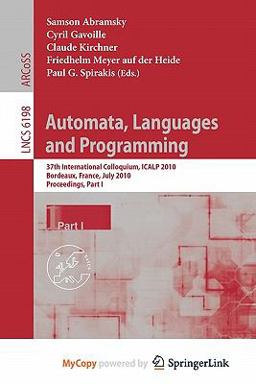 Automata, Languages and Programming Automata, Languages and Programming