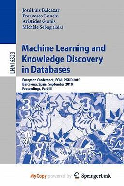 Machine Learning and Knowledge Discovery in Databases