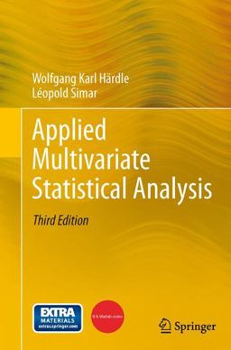 Applied Multivariate Statistical Analysis 3rd 9783642172281 Front Cover