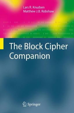 Block Cipher Companion  9783642173417 Front Cover